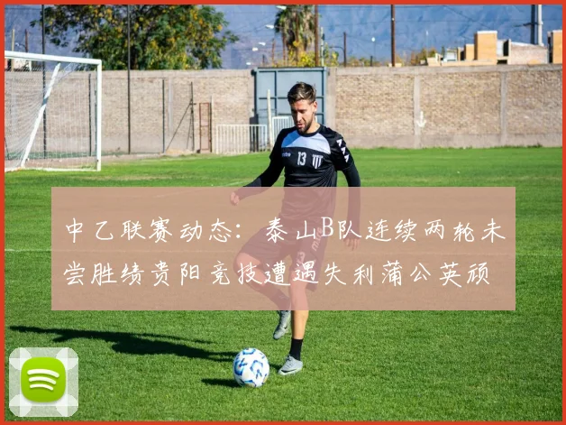 中乙联赛动态：泰山B队连续两轮未尝胜绩贵阳竞技遭遇失利蒲公英顽强战平